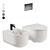 Geromin Stino Wall-Hung WC&Bidet 3D model small image 2