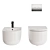 Geromin Stino Wall-Hung WC&Bidet 3D model small image 5