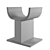 Chic and Modern Marko Stool 3D model small image 4