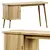 Modern Grayson Desk for 3D 3D model small image 1