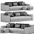 Loll Comp Sofa: Modern Elegance 3D model small image 5