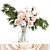 Elegant Rose Bouquet Set 3D model small image 1