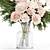 Elegant Rose Bouquet Set 3D model small image 3