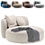 Fabro Sofa, Modern Design GUIDATA 3D model small image 1