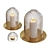 Elegant Ilo Crystal Candleholders 3D model small image 5