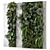 Concrete Base Vertical Garden Set 3D model small image 1