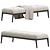 Sleek Tuulla Modern Bench 3D model small image 1