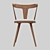 Stylish Dining Chair Angelo 3D model small image 2