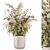 Dried Indoor Plant Bouquets Collection 3D model small image 1