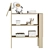 Minimalist Animal-Inspired Bookcase 3D model small image 5