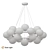 Scandinavian Style Chandelier by Kink Light 3D model small image 1