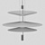 Guida Black Pendant Light 3D model small image 2
