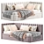 Natan Sofa Bed: Modern Elegance 3D model small image 1