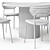 Modern Dining Set Diverse Color Options 3D model small image 7