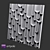 Modern 3D Gypsum Panel - REVERY 3D model small image 2