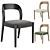 Hamish Upholstered Dining Chair 3D model small image 3