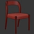 Hamish Upholstered Dining Chair 3D model small image 7