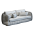 Gemini Wicker Outdoor Sofa 3D 3D model small image 5