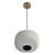 Frosted Ribbed Pendant Light 3D model small image 4