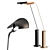 Title: Astrid Leather Floor Lamp 3D model small image 1