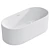 Stone Freestanding Bath BELBAGNO BB705 3D model small image 2