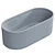 Stone Freestanding Bath BELBAGNO BB705 3D model small image 3