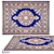 Handmade Silk Rug ANSY 3D model small image 1