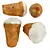 Baked Goods Variety Set 3D model small image 5