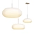 BELLEZA Oval Pendant: Chic Illumination 3D model small image 2