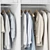 IKEA Wardrobe Set 02 completo 3D model small image 4