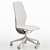 Ergonomic SILQ Armless Chair 3D model small image 7