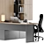 Executive Boss Desk - High-Quality Office Furniture 3D model small image 4
