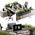 Corona Legacy Office Furniture Set 3D model small image 2