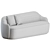Fogia Barba Club Sofa: Modern Elegance 3D model small image 3