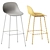 Muuto Fiber Bar Stool Set 3D model small image 7