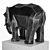 Polygonal Lion Elephant 3D Model 3D model small image 5