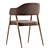 Modern Twin Chair in Gray 3D model small image 5