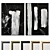 Plaster 2 Photo Frame Set 3D model small image 1