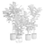 Giant Leaf Ficus Tree Pack 3D model small image 3