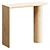 Contemporary Wooden Console Table 3D model small image 2