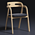 Elegant Genoa Arm Chair 3D model small image 5