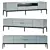 Modern TV Stand with Drawers 3D model small image 1