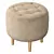 Velvet Pouf Oron by Divan.ru 3D model small image 11