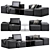 FENDA Cube Sofa Corona 5 3D model small image 1