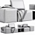 FENDA Cube Sofa Corona 5 3D model small image 5