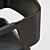  Modern chair with dual finish 3D model small image 2