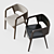  Modern chair with dual finish 3D model small image 3