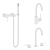 Grohe Concetto Mixer Set 3D model small image 1
