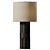 Sleek Acacia Wood Table Lamp 3D model small image 2