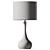 Elegant Glass Table Lamp 3D model small image 3